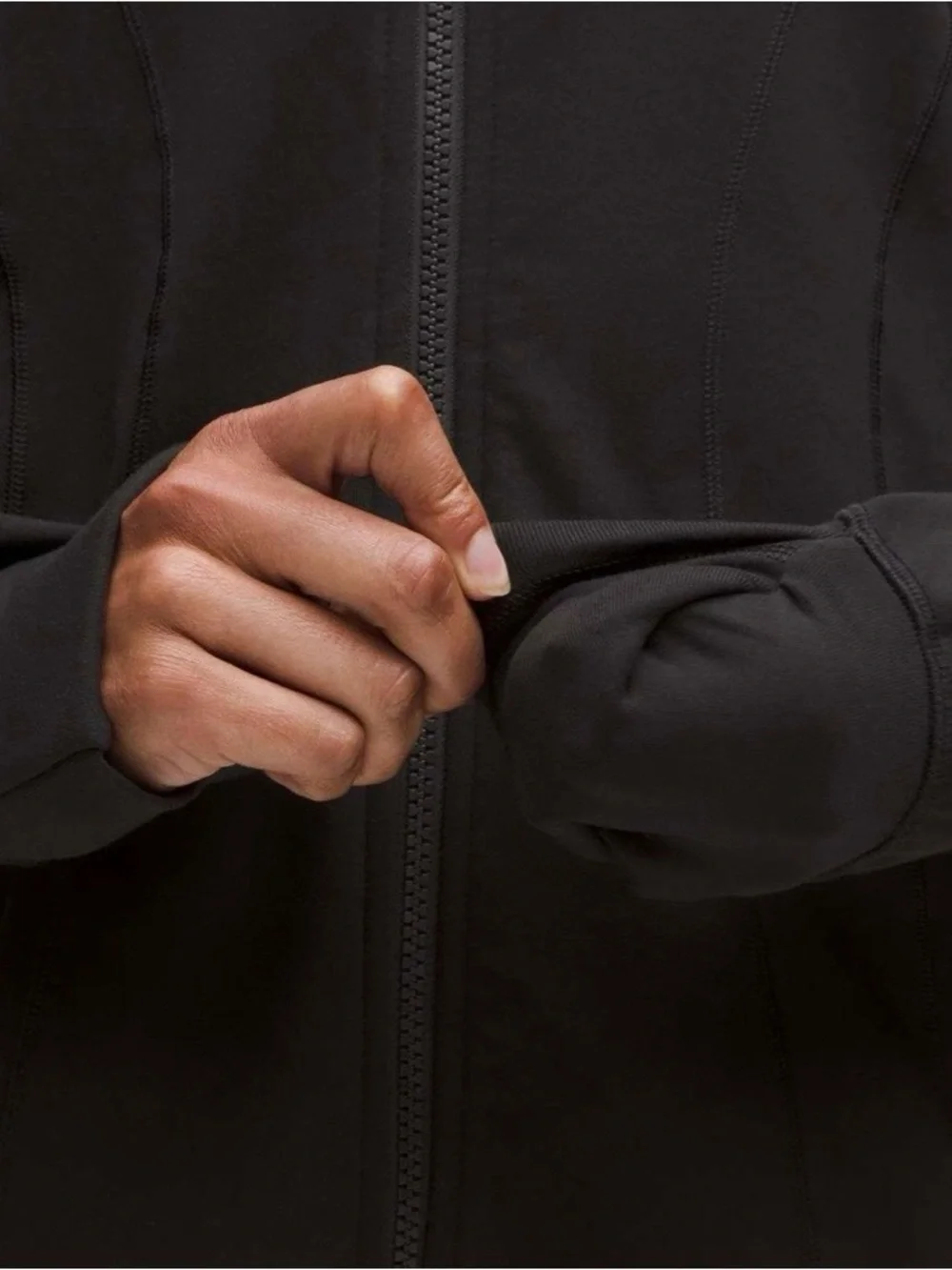 NWT Lululemon Define Oversized Black Zip Up Jacket (Swift) Size 8